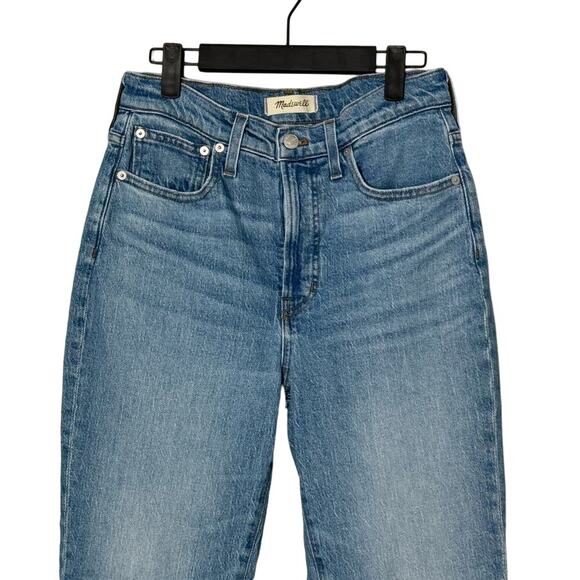 Madewell The Perfect Vintage Jean in Bainton Wash: Raw-Hem Edition Size 27 - Picture 8 of 11